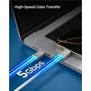 „Spigen Essential“ USB C į USB C 100 W laidas, baltas EB10010CC