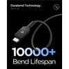 Spigen Essential USB C į USB C 240W laidas, juodas EB24012CC