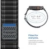 „Spigen Fabric Band“ apyrankė (su lipduku ir kilpa), juoda - Apple Watch 49mm/46mm/45mm/44mm