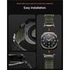 „Spigen Fabric Band“ (su lipduku), žalias - „Samsung Galaxy Watch Ultra 47mm“