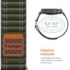 „Spigen Fabric Band“ (su lipduku ir kilpa), žalias - Apple Watch 49mm/46mm/45mm/44mm