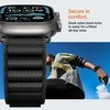 Apyrankė Spigen WBF1 Strap for Apple Watch 44 / 45 / 46 / 49 mm – juodos spalvos