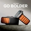 Spigen WBF1 Strap for Apple Watch 44 / 45 / 46 / 49 mm – juodos spalvos ir oranžinės spalvos
