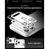Spigen Glass tR EZ Fit Optik Pro XL 1 Pack, sidabrinis - iPhone 17 Pro Max