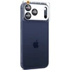 Spigen Optik Pro XL Camera Lens Glass for iPhone 17 Pro Max - Navy Mėlyna