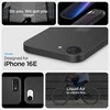 „Spigen Liquid Air“ dėklas, skirtas iPhone 16e / 17e – matinis juodas