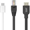 Spigen Magnetinis kabelių laikiklis, juodas
