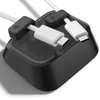 Spigen Magnetinis kabelių laikiklis, juodas