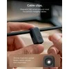 Spigen Magnetinis kabelių laikiklis, juodas
