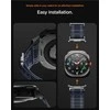 „Spigen“ medžiaginis dirželis (su lipdukais), tamsiai mėlynas – „Samsung Galaxy Watch Ultra 47mm“