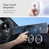 „Spigen Mercedes Benz Glass tR EZ Fit“ apsauginių ekrano plėvelių nuo akinimo, 2 vnt. pakuotėje – A klasės 2021/2020 m. automobiliui.