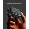 Spigen Rugged Armor dėklas skirtas AirPods Pro 3 – Matte juodos spalvos