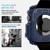 Spigen „Rugged Armor“, tamsiai mėlynas mėlynas - Apple Watch 10 42mm