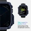 Spigen „Rugged Armor“, tamsiai mėlynas mėlynas - Apple Watch 10 42mm