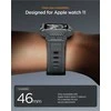 Spigen Rugged Armor Pro 2, dark pilka - Apple Watch 11 46mm