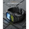 Spigen „Rugged Armor Pro 2“, matinis juodas – „Apple Watch 11“ 46 mm