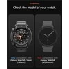 „Spigen Rugged Armor Pro“, matinis juodas - „Galaxy Watch 8 Classic“ (46 mm)