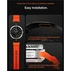 „Spigen“ silikoninė apyrankė, oranžinė - „Samsung Galaxy Watch 8“ 46 mm/44 mm/40 mm