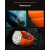 „Spigen“ silikoninė apyrankė, oranžinė - „Samsung Galaxy Watch 8“ 46 mm/44 mm/40 mm
