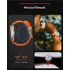 „Spigen“ silikoninė apyrankė, oranžinė - „Samsung Galaxy Watch 8“ 46 mm/44 mm/40 mm