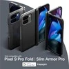 Dėklas Spigen Slim Armor Pro, juodas - Google Pixel 9 Pro Fold