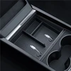 Spigen Tesla centrinės konsolės organizatorius (apatinis), juodas - Tesla Model 3 2024 m.
