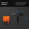 Spigen Tesla priekinės emblemos pilnas dangtelis, anglies pluoštas - Tesla Model 3 2024