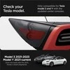 „Spigen Tesla“ įkrovimo prievado apsauginių plėvelių ir įvynioklių rinkinys (EU), anglies pluošto - Tesla Model Y/3