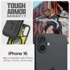 Dėklas Spigen Tough Armor MagSafe, frost juodas - iPhone 16