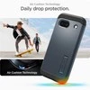 Dėklas Spigen Tvirtas šarvas, metalinis skalūno spalvos – „Google Pixel 8a“