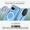 Dėklas Spigen Itin hibridinis „OneTap“ metalinis žiedas „MagSafe“, baltas - „Google Pixel 8a“