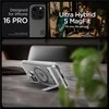 Dėklas Spigen „Ultra Hybrid S MagSafe“, grafito spalvos – „iPhone 16 Pro“