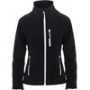 Roly Dviejų sluoksnių softshell striukė su užtrauktuku ANTARTIDA WOMAN Juoda