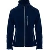 Roly Dviejų sluoksnių softshell striukė su užtrauktuku ANTARTIDA WOMAN Tamsiai mėlyna