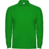 Roly Ilgarankoviai polo marškiniai su briaunuota apykakle ESTRELLA L/S Žolė žalia