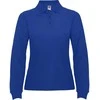 Roly Ilgarankoviai polo marškiniai su briaunota apykakle ESTRELLA WOMAN L/S Karališkai mėlyna