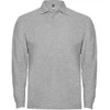 Roly Ilgarankoviai polo marškiniai su briaunuota apykakle ESTRELLA L/S Heather pilkas