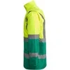 Roly Kombinuota ir paminkštinta gerai matoma parka MERAK Sodas žalia / fluoro geltona