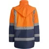 Roly Kombinuota ir paminkštinta gerai matoma parka MERAK Tamsiai mėlyna / fluorescencinė oranžinė