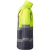 Roly Kombinuota ir paminkštinta gerai matoma parka MERAK Švino/fluoro geltona