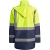 Roly Kombinuota ir paminkštinta gerai matoma parka MERAK Tamsiai mėlyna / fluorescencinė geltona