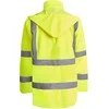 Roly Kombinuota ir paminkštinta gerai matoma parka MERAK Fluoro geltona
