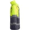 Roly Kombinuota ir paminkštinta gerai matoma parka MERAK Švino/fluoro geltona