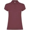 Roly Moteriški trumpų rankovių polo marškinėliai STAR WOMAN Berry red