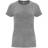 Roly Priglundantys trumpų rankovių moteriški marškinėliai CAPRI Heather pilkas