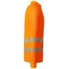 Roly Techniniai, gerai matomi ilgomis rankovėmis polo marškinėliai ATRIO LS Fluoro oranžinė
