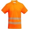 Roly Techniniai gerai matomi trumpomis rankovėmis polo marškinėliai ATRIO Fluoro oranžinė