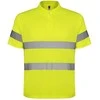 Roly Techniniai gerai matomi trumpomis rankovėmis polo marškinėliai POLARIS Fluoro geltona