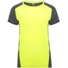 Roly Techniniai marškinėliai trumpomis rankovėmis ZOLDER WOMAN Fluoro geltona / virsjinio juoda