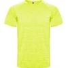 Roly Techniniai poliesterio marškiniai su trumpomis rankovėmis AUSTIN Heather fluor yellow
